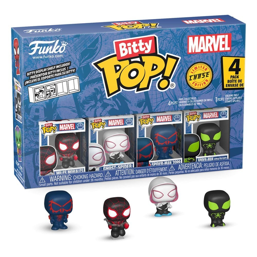 FUNKO FUNKO BITTY POP! SPIDER-MAN 4-PACK SERIES 2 MINI FIGURES