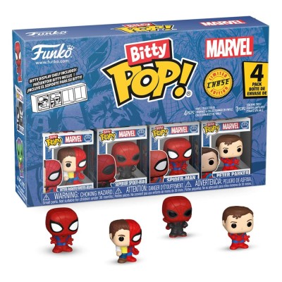 FUNKO BITTY POP! SPIDER-MAN 4-PACK SERIES 4 VINYL MINI FIGURE FUNKO