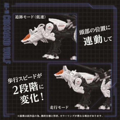 TAKARA TOMY ZOIDS ADVANCED AZ-11 COMMAND WOLF 1/72 SCALE PVC MODEL KIT ACTION FIGURE