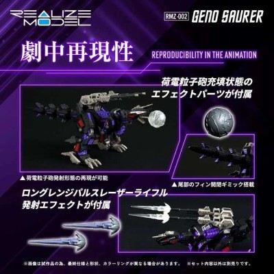 ZOIDS REALIZE RMZ-002 GENO SAURER 1/100 MODEL KIT ACTION FIGURE TAKARA TOMY