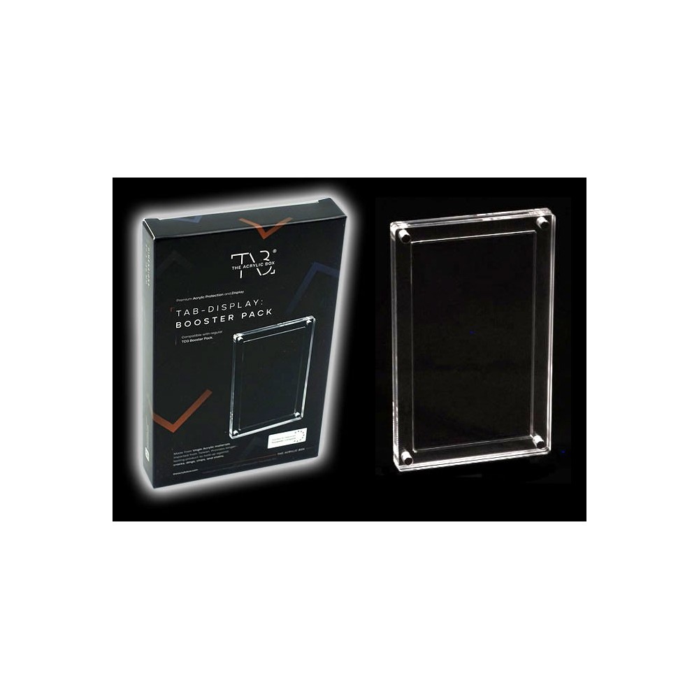 THE ACRYLIC BOX TAB-DISPLAY BOOSTER PACK PROTEZIONE BUSTINA POKEMON THE ACRYLIC BOX