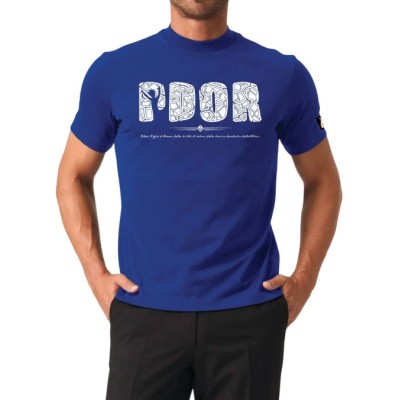 PDOR T-SHIRT BLU TAGLIA L MYAGG