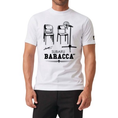 SUBARU BARACCA T-SHIRT BIANCA TAGLIA L MYAGG