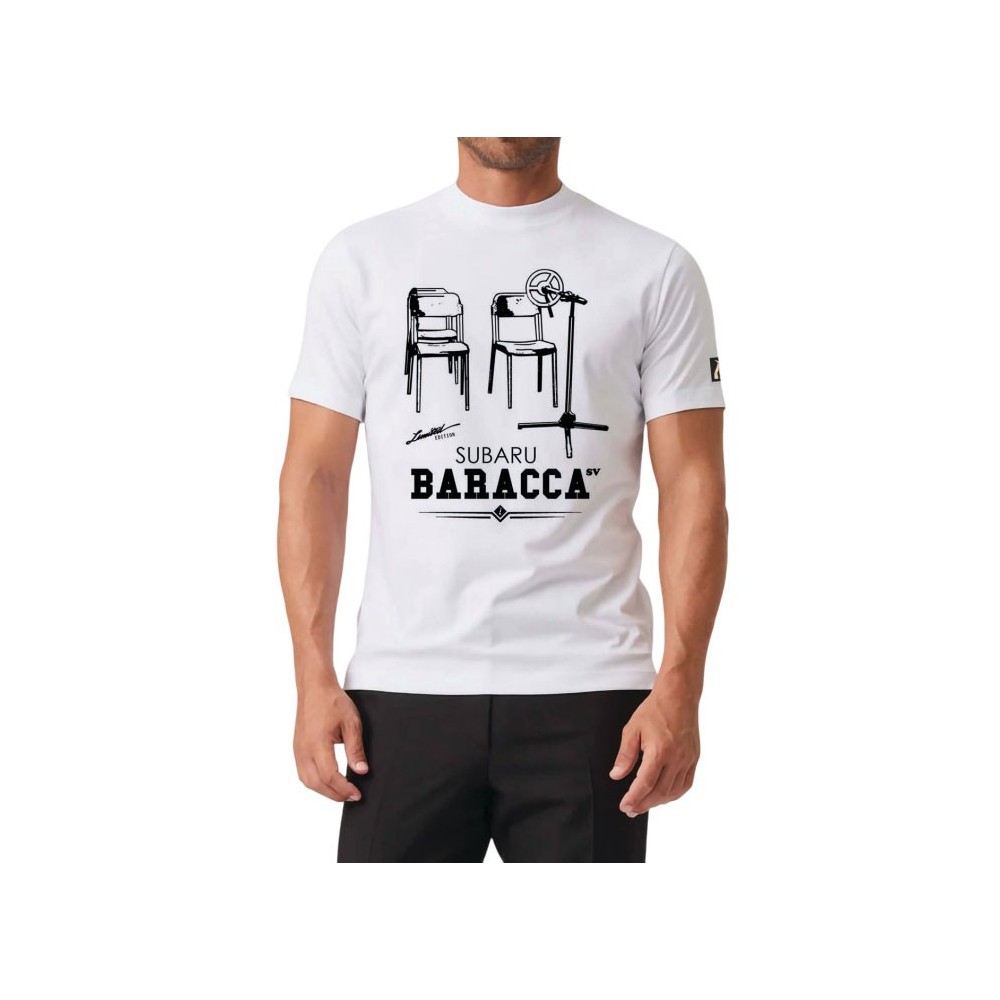 MYAGG SUBARU BARACCA WHITE T-SHIRT L SIZE