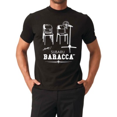 MYAGG SUBARU BARACCA BLACK T-SHIRT L SIZE