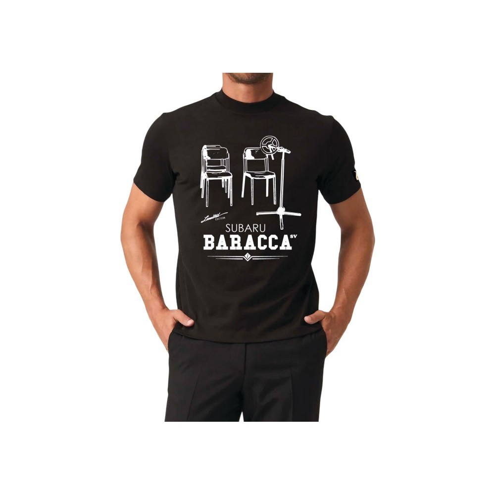 SUBARU BARACCA T-SHIRT NERA TAGLIA L MYAGG