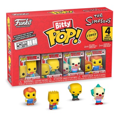 FUNKO BITTY POP! THE SIMPSONS 4-PACK SERIES 1 VINYL MINI FIGURE FUNKO