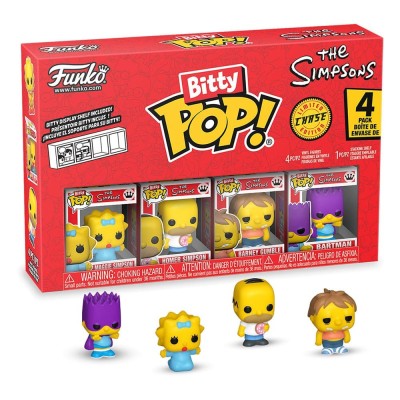 FUNKO BITTY POP! THE SIMPSONS 4-PACK SERIES 3 VINYL MINI FIGURE FUNKO
