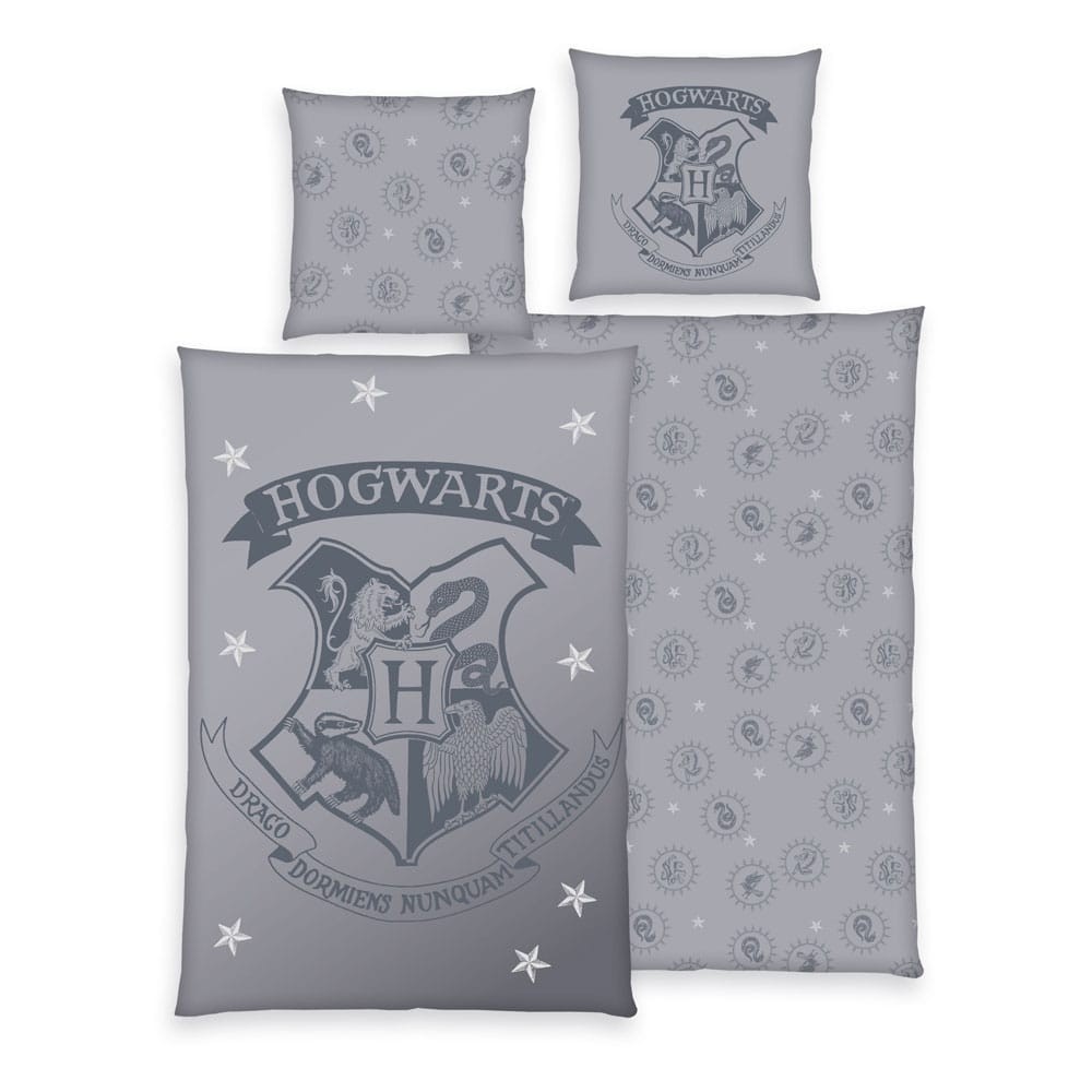 HARRY POTTER HOGWARTS LOGO SET COPRIPIUMINO E FEDERA HERDING