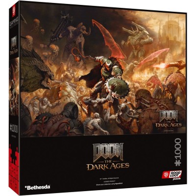 DOOM THE DARK AGES SLAYER'S RAG 1000 PEZZI PUZZLE 48X68CM GOOD LOOT