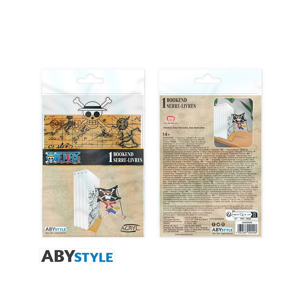 ABYSTYLE ONE PIECE MONKEY D.LUFFY 2D ACRYLIC BOOKEND FIGURE