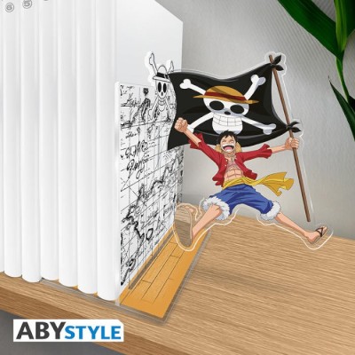 ABYSTYLE ONE PIECE MONKEY D.LUFFY 2D ACRYLIC BOOKEND FIGURE