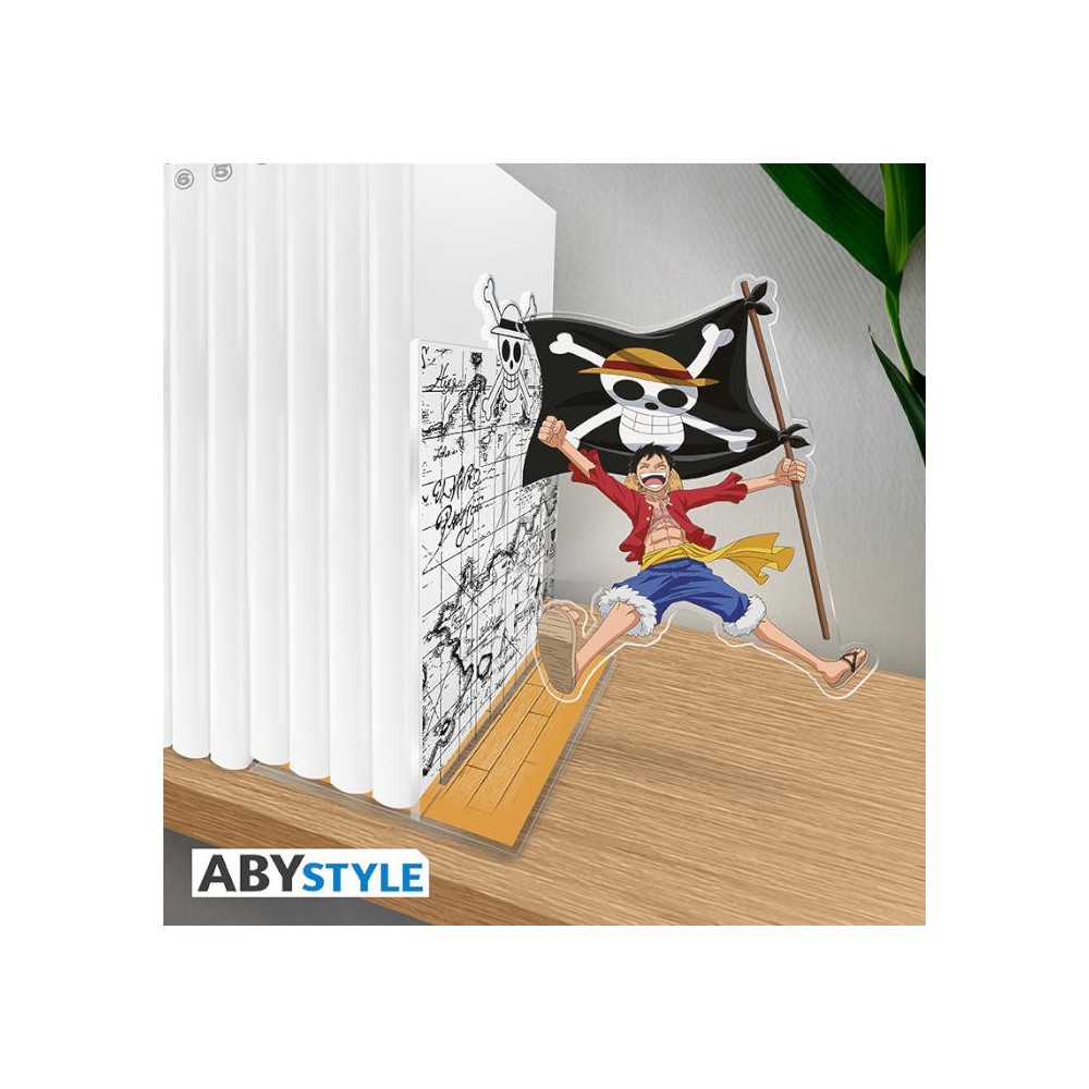 ABYSTYLE ONE PIECE MONKEY D.LUFFY 2D ACRYLIC BOOKEND FIGURE