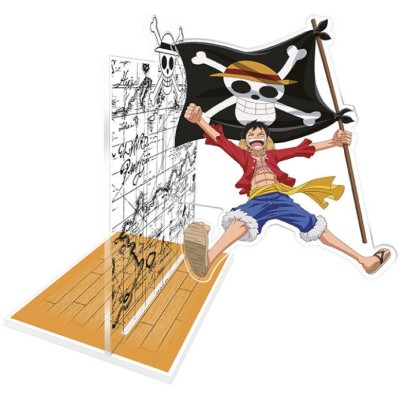 ONE PIECE MONKEY D.LUFFY FERMALIBRI 2D IN ACRILICO ABYSTYLE