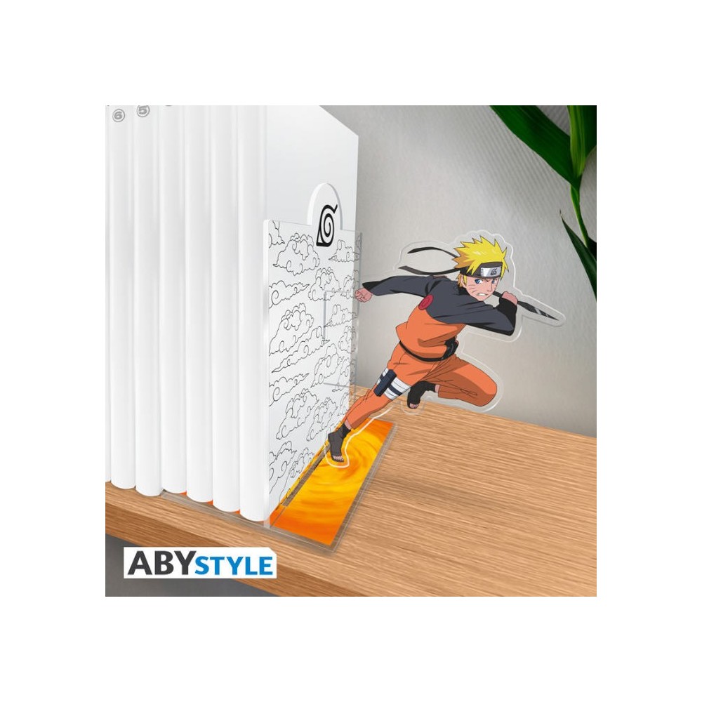 ABYSTYLE NARUTO SHIPPUDEN UZUMAKI NARUTO 2D ACRYLIC BOOKEND FIGURE