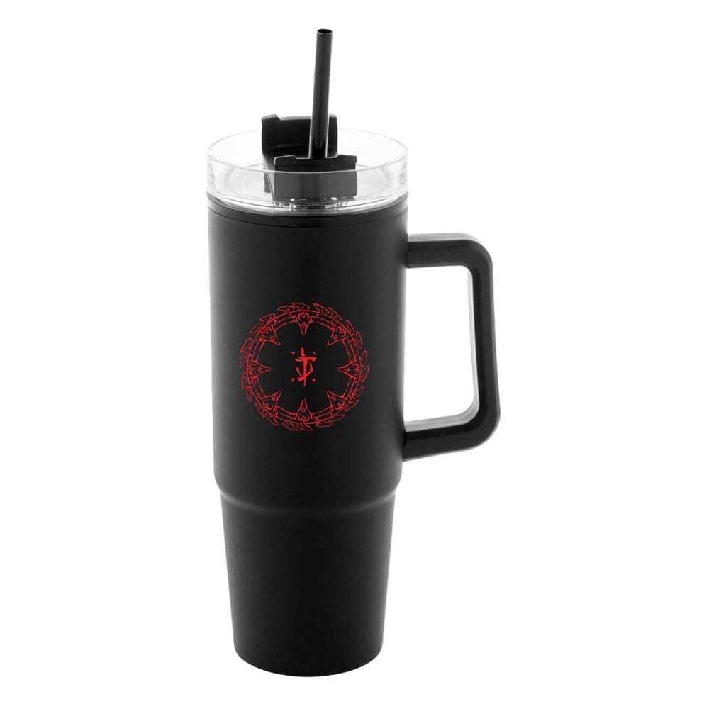 DEVPLUS DOOM THE DARK AGES INSULATED MUG WITH STRAW 300ML