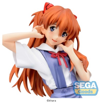 NEON GENESIS EVANGELION ASUKA SHIKINAMI LANGLEY UNIFORM XSTELLAR STATUA FIGURE SEGA GOODS