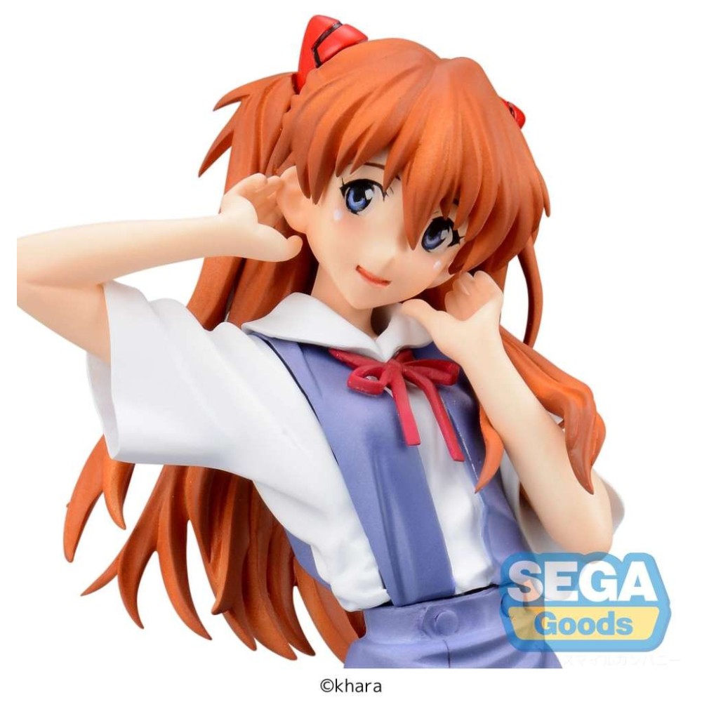 NEON GENESIS EVANGELION ASUKA SHIKINAMI LANGLEY UNIFORM XSTELLAR STATUA FIGURE SEGA GOODS