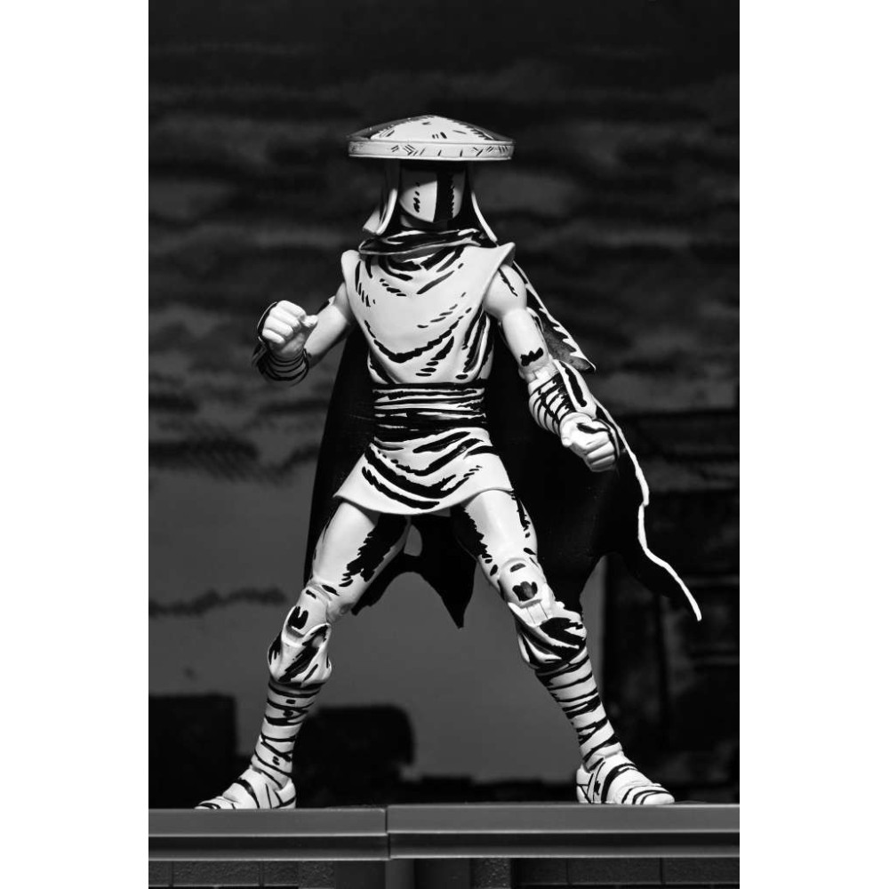 TEENAGE MUTANT NINJA TURTLES MIRAGE COMICS ELITE GUARD FOOT NINJA B&W ACTION FIGURE NECA