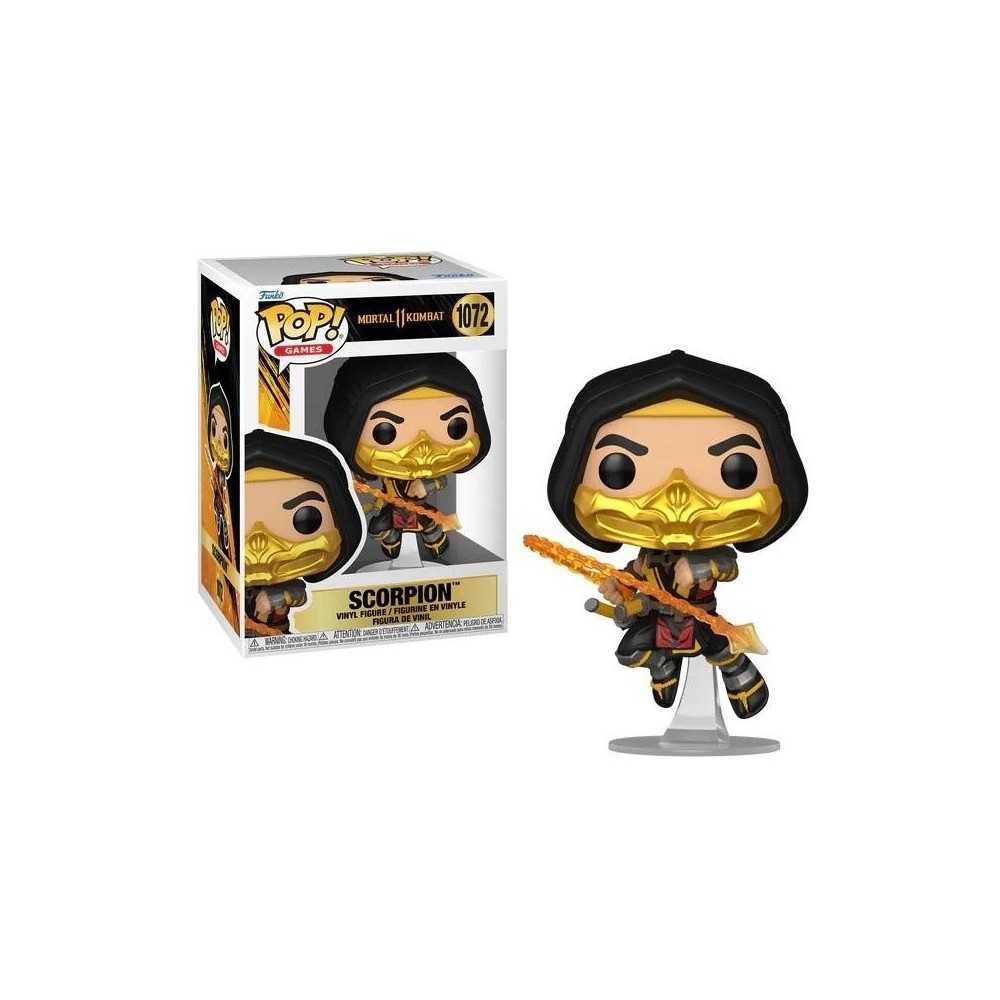 FUNKO FUNKO POP! MORTAL KOMBAT 11 SCORPION BOBBLE HEAD FIGURE