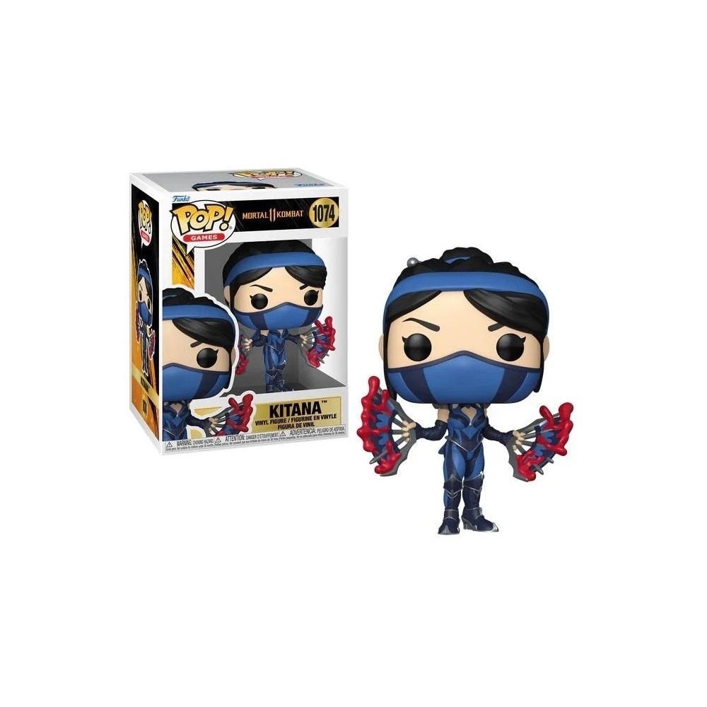 FUNKO FUNKO POP! MORTAL KOMBAT 11 KITANA BOBBLE HEAD KNOCKER FIGURE