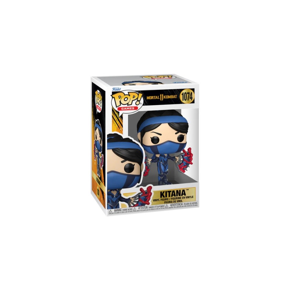 FUNKO FUNKO POP! MORTAL KOMBAT 11 KITANA BOBBLE HEAD KNOCKER FIGURE