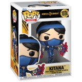 FUNKO FUNKO POP! MORTAL KOMBAT 11 KITANA BOBBLE HEAD KNOCKER FIGURE