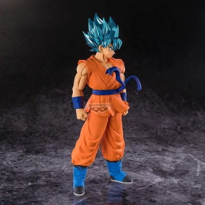 BANPRESTO DRAGON BALL SUPER BLOOD OF SAIYANS SON GOKU GOD STATUE FIGURE