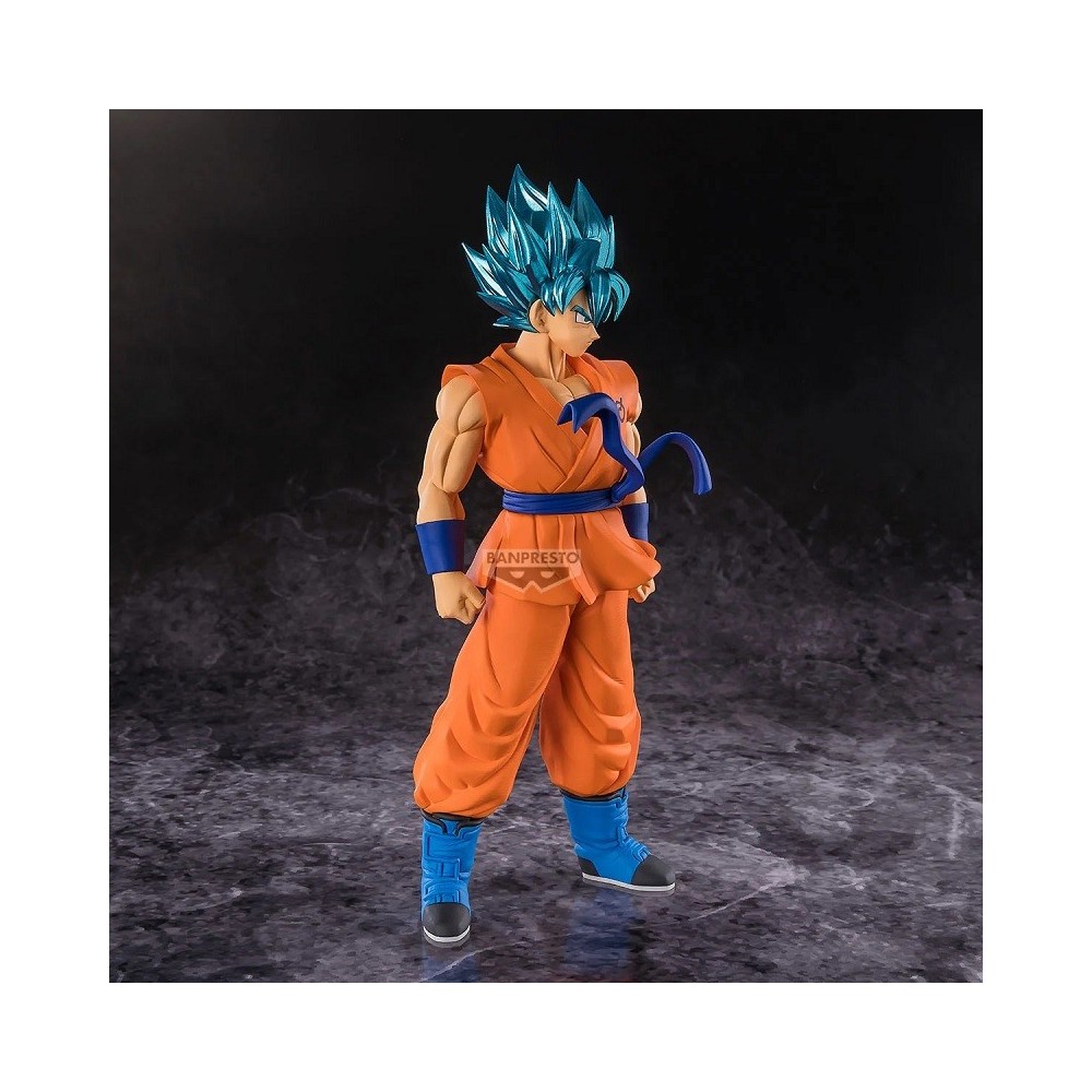 DRAGON BALL SUPER BLOOD OF SAIYANS SON GOKU GOD STATUA FIGURE BANPRESTO