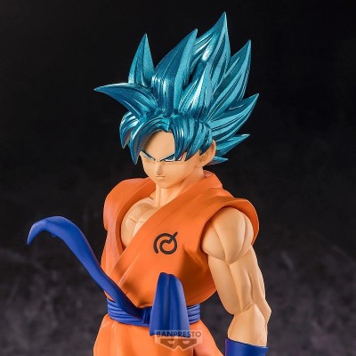 BANPRESTO DRAGON BALL SUPER BLOOD OF SAIYANS SON GOKU GOD STATUE FIGURE