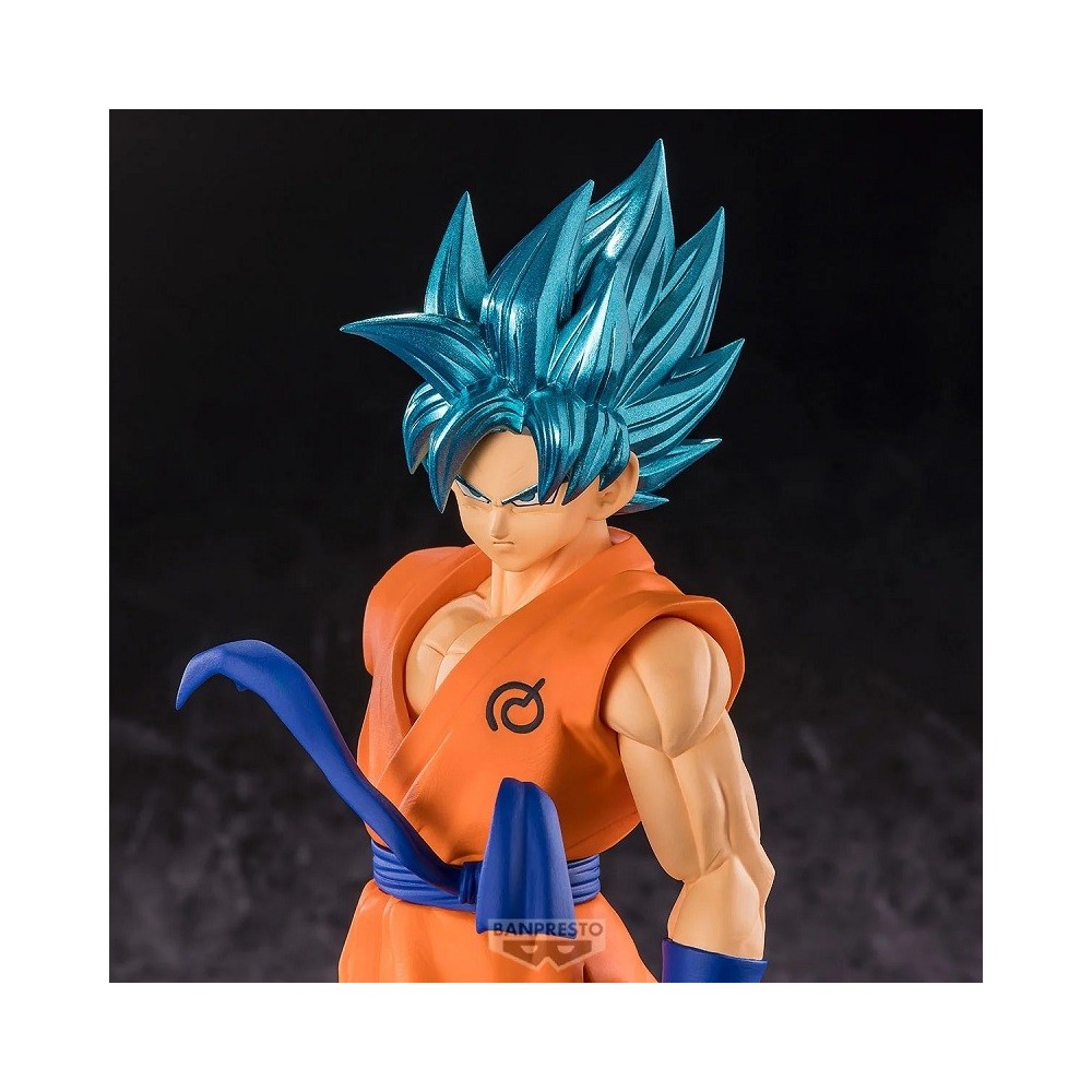 BANPRESTO DRAGON BALL SUPER BLOOD OF SAIYANS SON GOKU GOD STATUE FIGURE