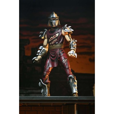 NECA TEENAGE MUTANT NINJA TURTLES MIRAGE COMICS SHREDDER BATTLE DAMAGED PVC ACTION FIGURE