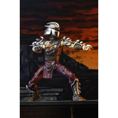 NECA TEENAGE MUTANT NINJA TURTLES MIRAGE COMICS SHREDDER BATTLE DAMAGED PVC ACTION FIGURE