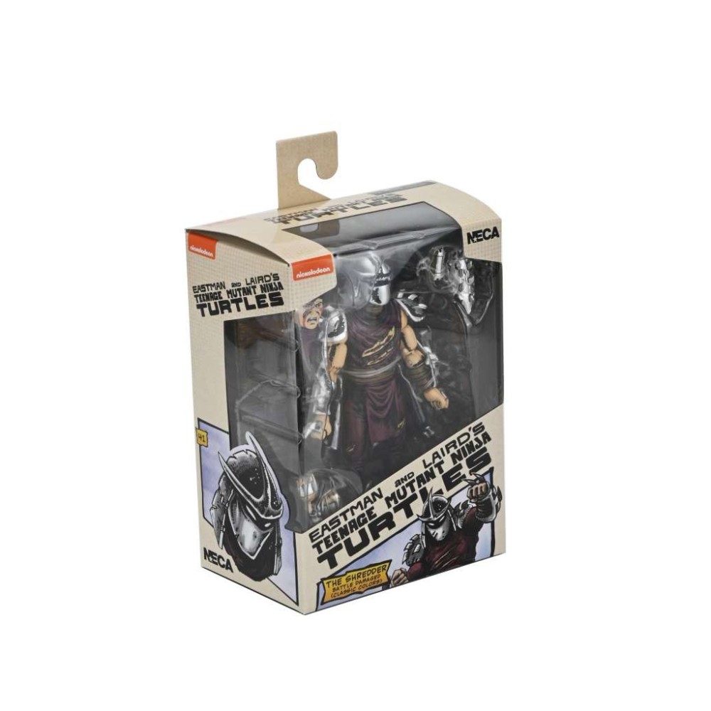 TEENAGE MUTANT NINJA TURTLES MIRAGE COMICS BATTLE DAMAGED SHREDDER ACTION FIGURE NECA