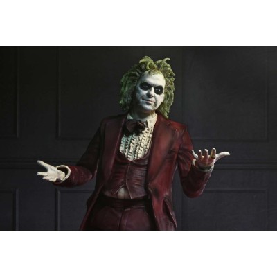 NECA BEETLEJUICE BEETLEJUICE ULTIMATE RED TUXEDO BETTLEJUICE PVC ACTION FIGURE