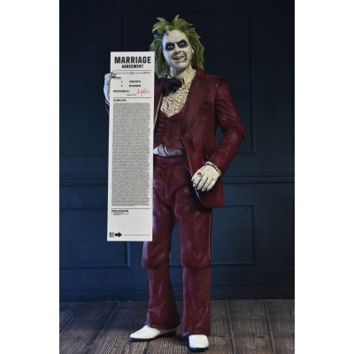 BEETLEJUICE BEETLEJUICE ULTIMATE RED TUXEDO BETTLEJUICE ACTION FIGURE NECA