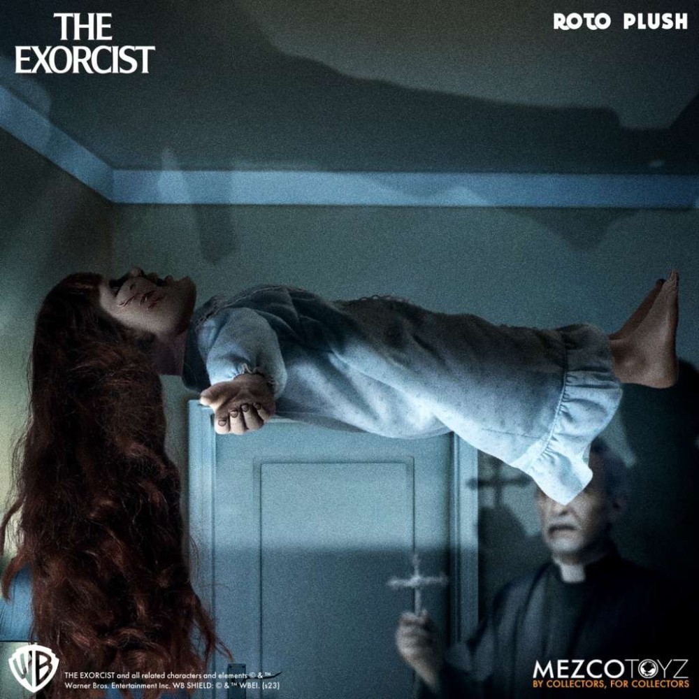 MEZCO TOYS THE EXORCIST REGAN ROTO PLUSH SERIES DOLL FIGURE