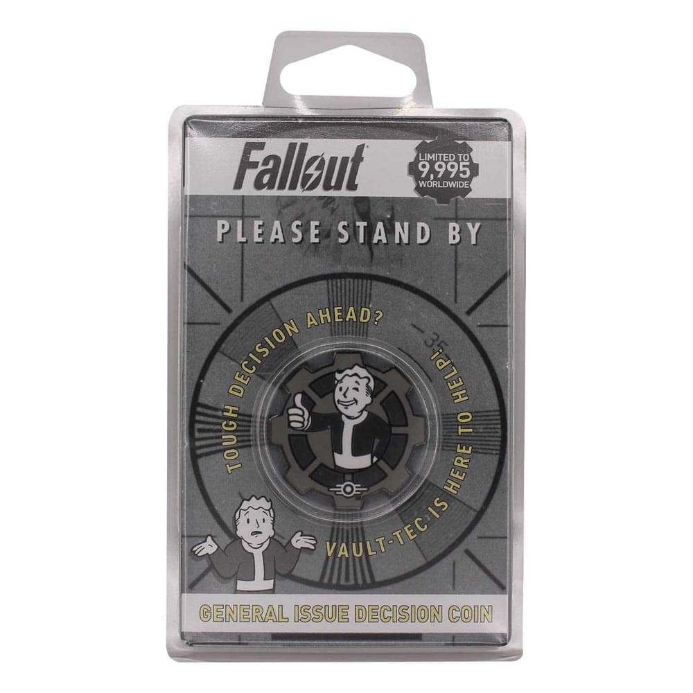 FANATTIK FALLOUT DECISION COIN BLACK AND WHITE LIMITED EDITION