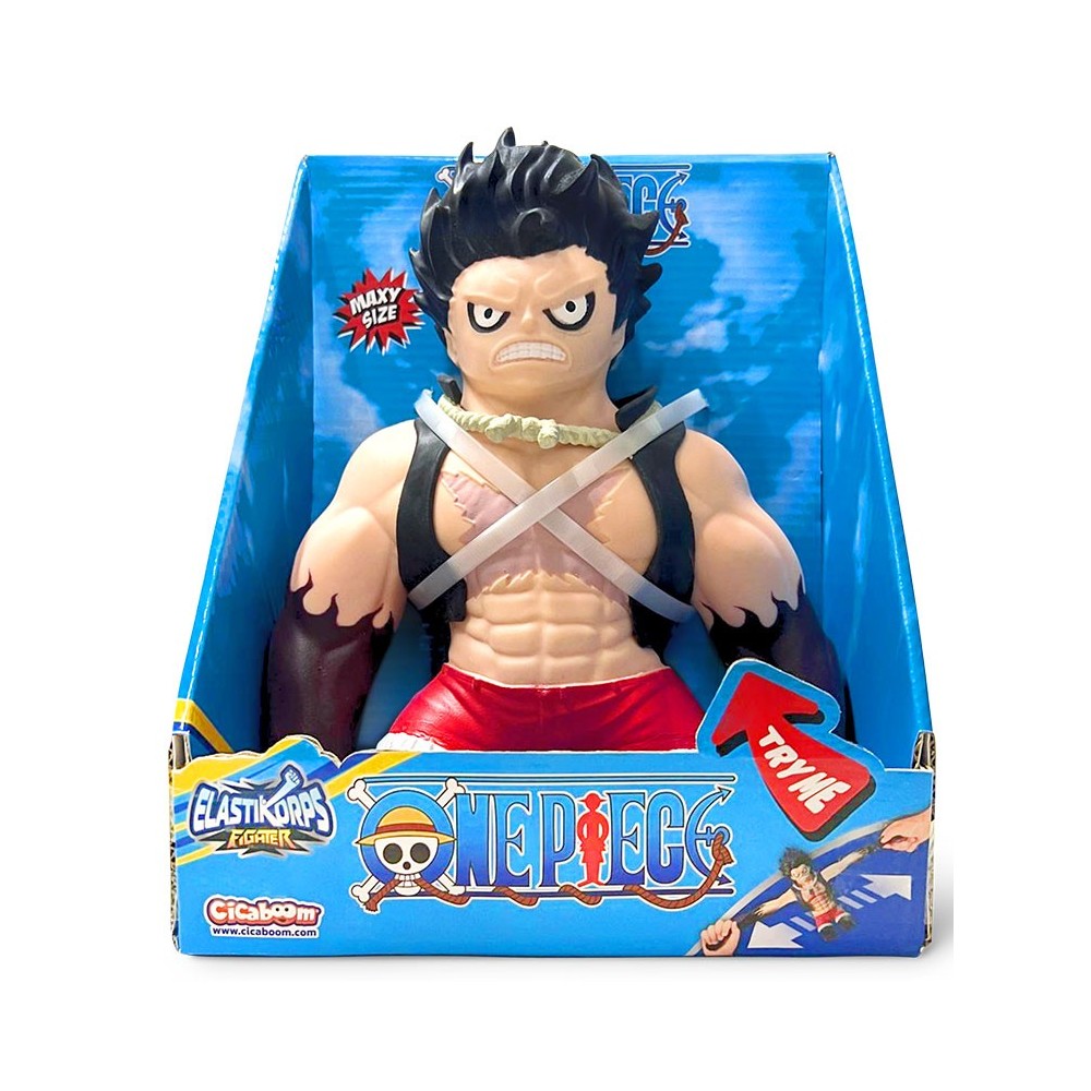 CICABOOM ONE PIECE LUFFY GEAR 4 ELASTIKORPS FIGHTER FIGURE