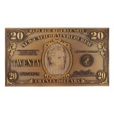 FALLOUT NEW VEGAS NCR 20 DOLLAR BILL METAL REPLICA FANATTIK
