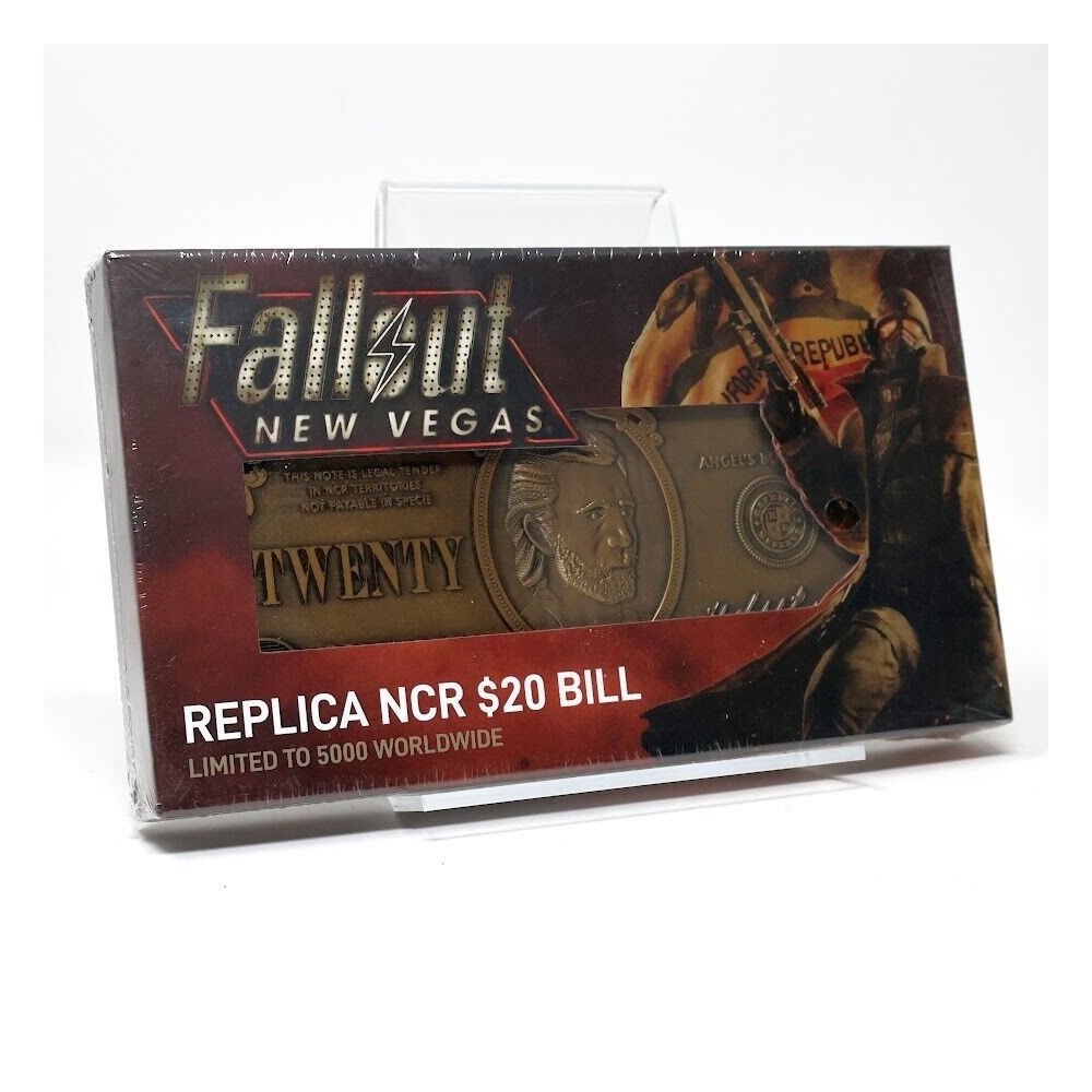 FALLOUT NEW VEGAS NCR 20 DOLLAR BILL METAL REPLICA FANATTIK