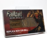 FALLOUT NEW VEGAS NCR 20 DOLLAR BILL METAL REPLICA FANATTIK