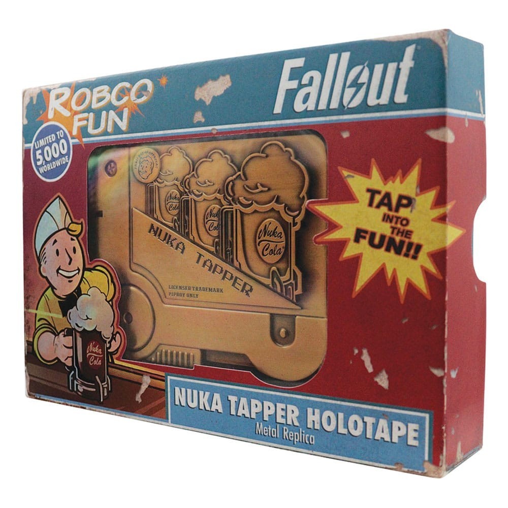 FALLOUT NUKA TAPPER HOLOTAPE METAL REPLICA FANATTIK