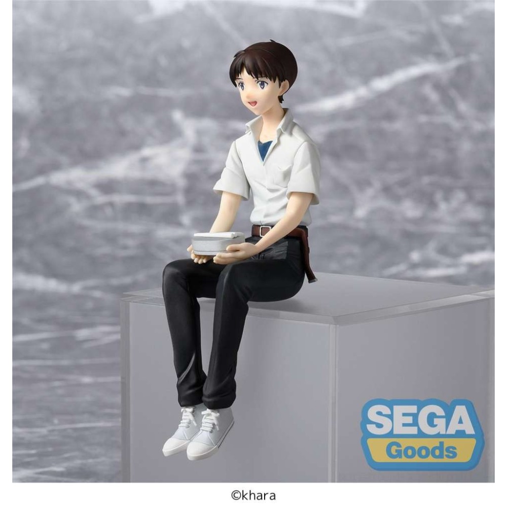 SEGA GOODS REBUILD OF EVANGELION SHINJI IKARI PM PERCHING STATUE PVC FIGURE