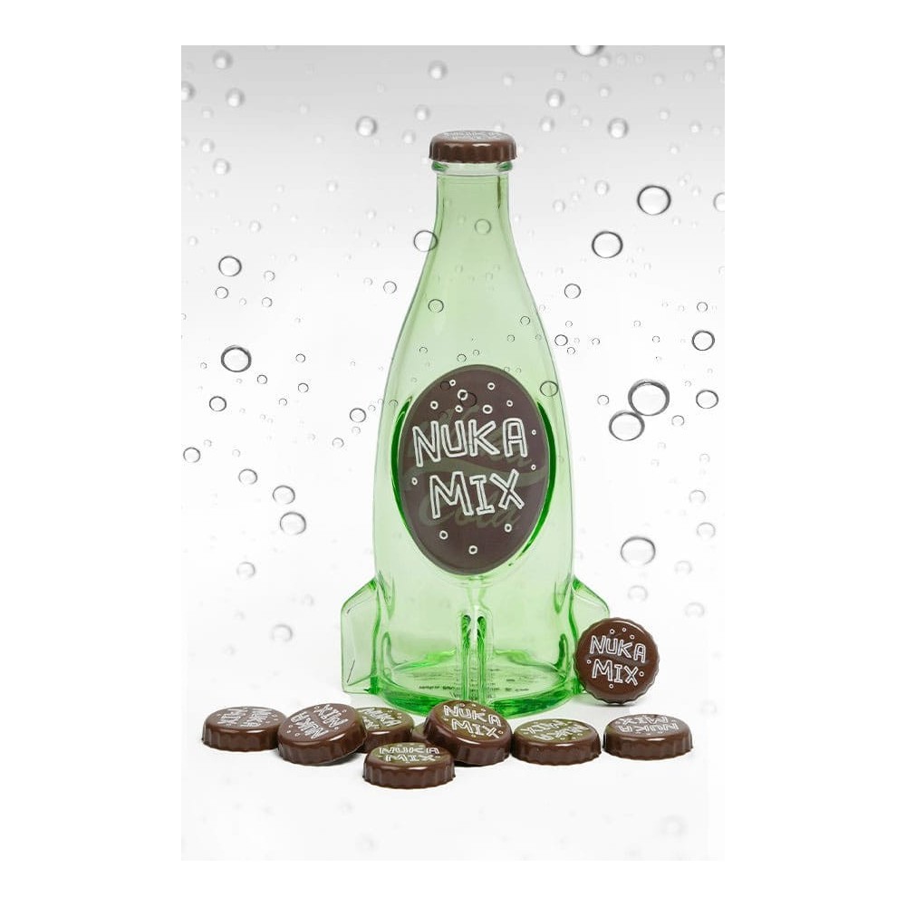 DEVPLUS FALLOUT NUKA MIX BOTTLE AND CAPS REPLICA