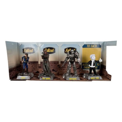 MC FARLANE FALLOUT MOVIE MANIACS 4-PACK ACTION FIGURES