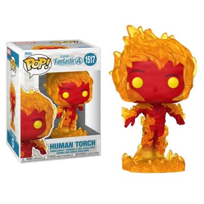 FUNKO POP! FANTASTICI QUATTRO HUMAN TORCH BOBBLE HEAD FIGURE FUNKO