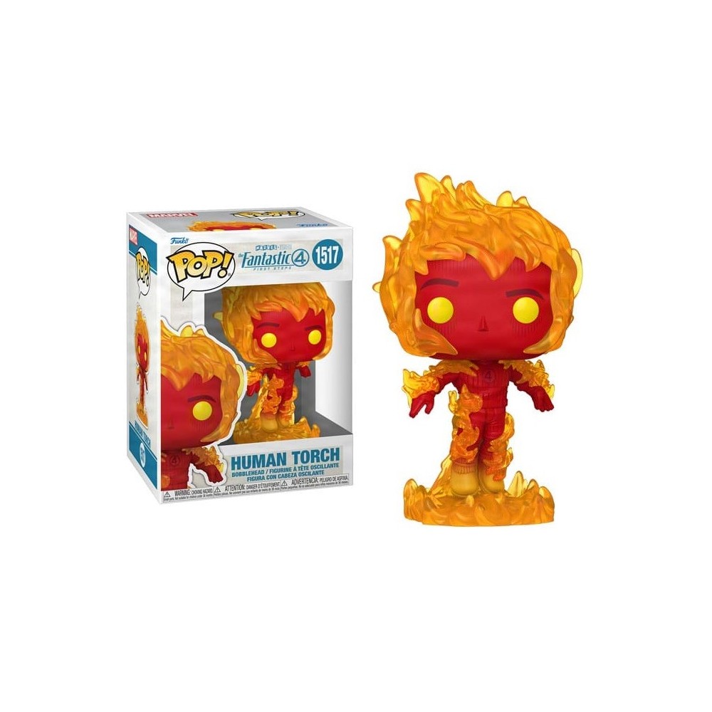 FUNKO FUNKO POP! MARVEL FANTASTIC FOUR HUMAN TORCH BOBBLE HEAD FIGURE