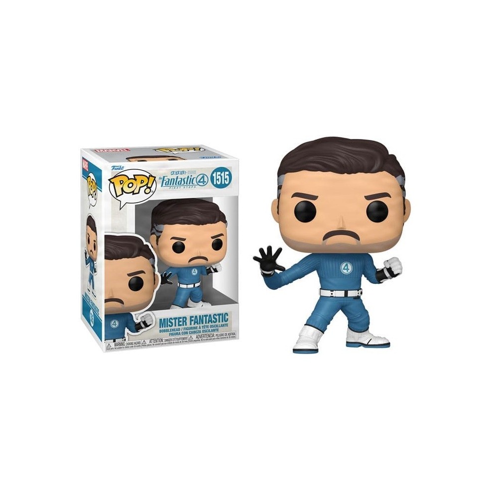 FUNKO POP! FANTASTICI QUATTRO MISTER FANTASTIC BOBBLE HEAD FIGURE FUNKO