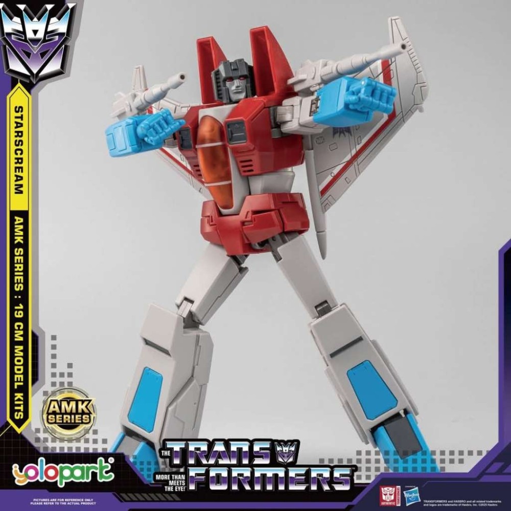 TRANSFORMERS GENERATION ONE STARSCREAM MODEL KIT AMK ACTION FIGURE YOLOPARK